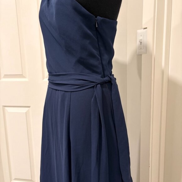 Amsale Navy Laurie Dress, Size 10 - Picture 4 of 7